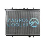 رادیاتور آب پژو 206 تیپ 2 برند رادیاتور ایران